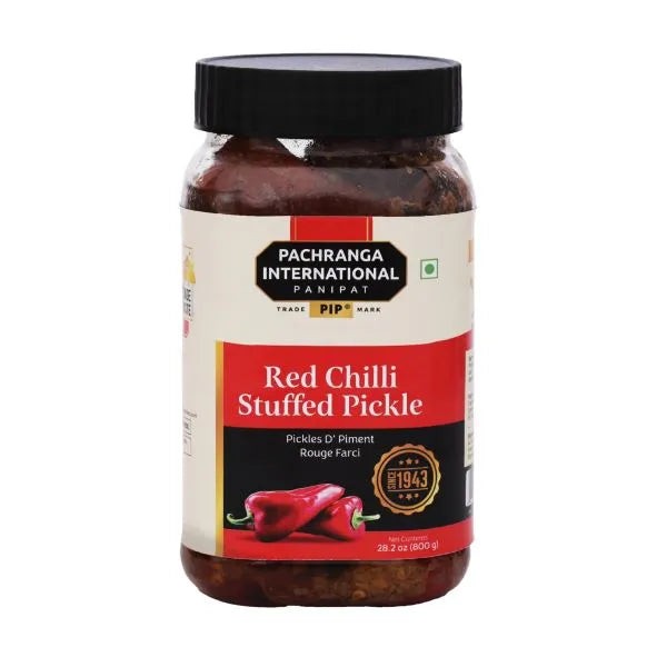 PACHRANGA RED CHILLY STUFFED PICKLE 800 GM