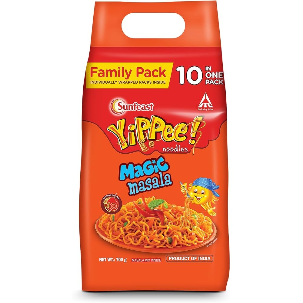YIPPEE MAGIC MASALA NOODLES SUNFEAST 700 GM