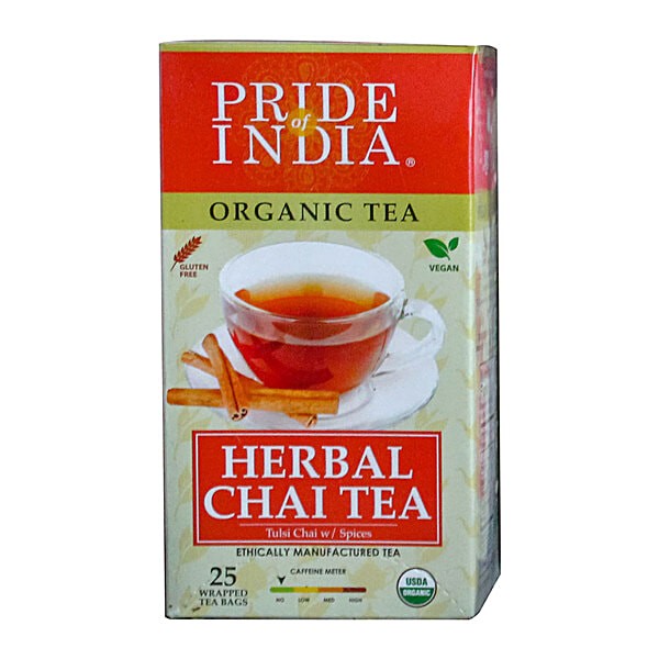 PRIDE INDIA ORG CHAI TEA 25 BAG