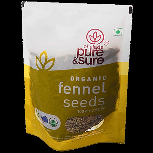 Phalada Fennel Seeds Organic (Pure & Sure) 100 GM