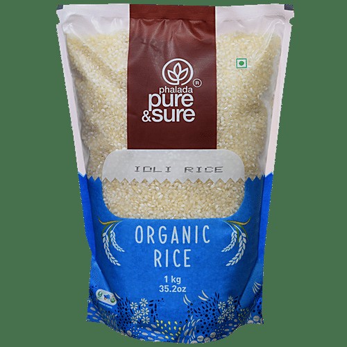 Pure & Sure Idli Rice Organic (Phalada) 1 Kg