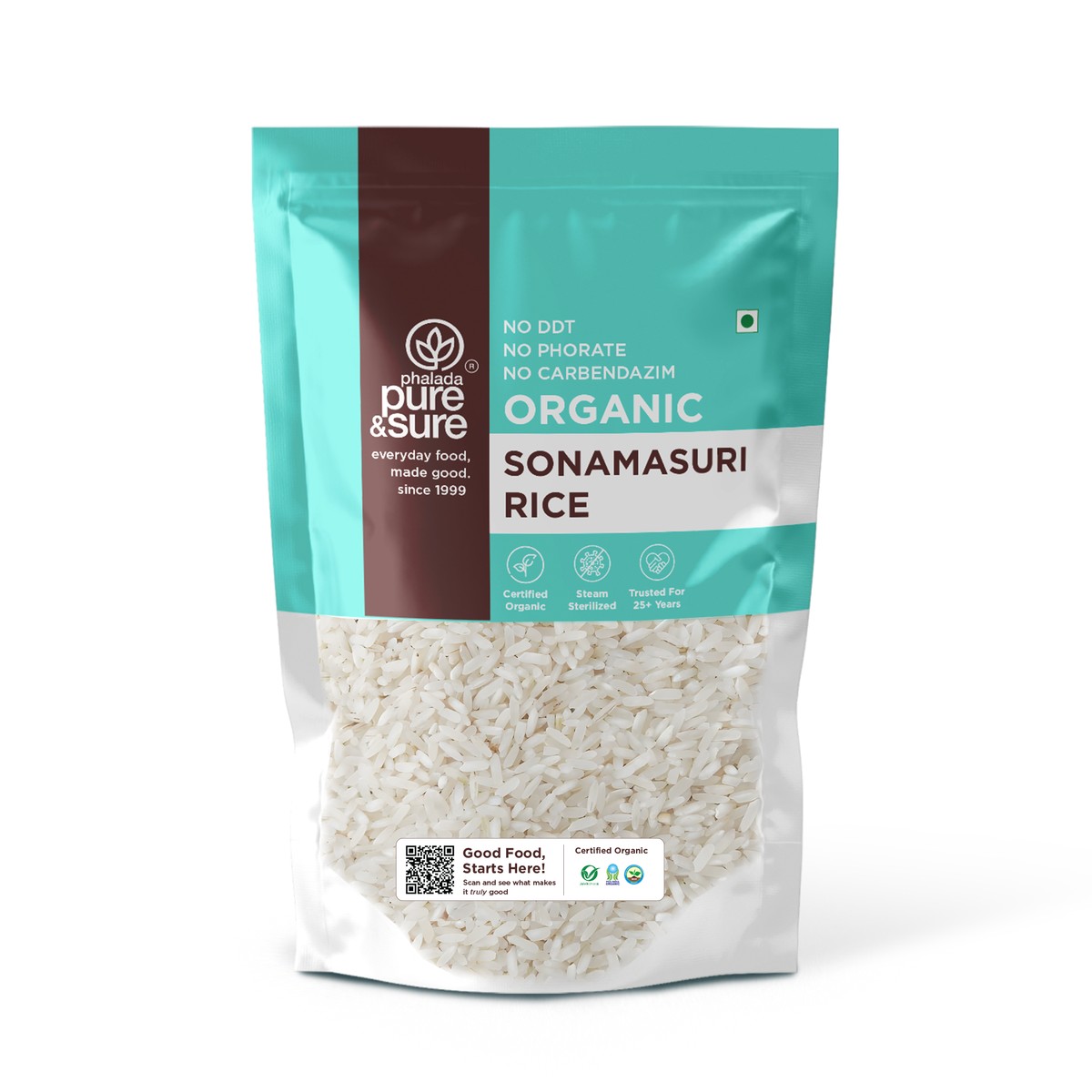 Pure & Sure Sonamasuri Rice 20 LBS