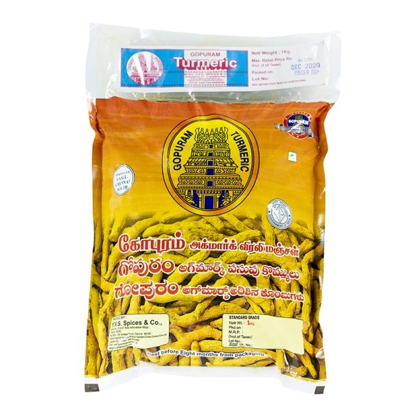 Gopuram Turmeric Whole 1 PCS