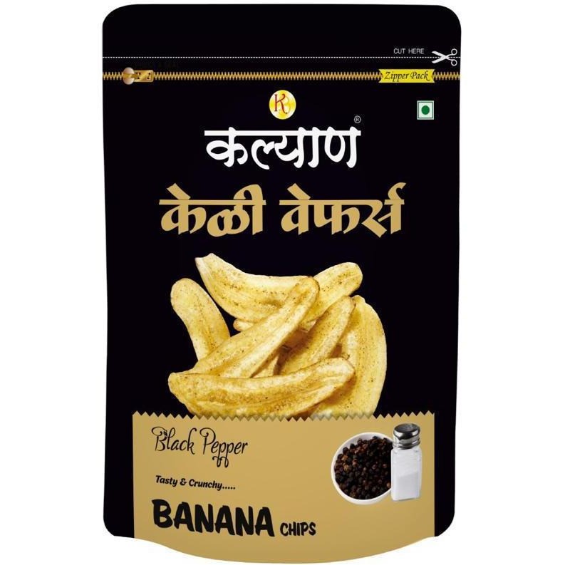 KALYAN BANANA CHIPS BLK PPR 200 GM