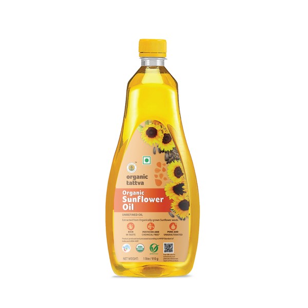Tattva Org Sunflower Oil 1 Ltr