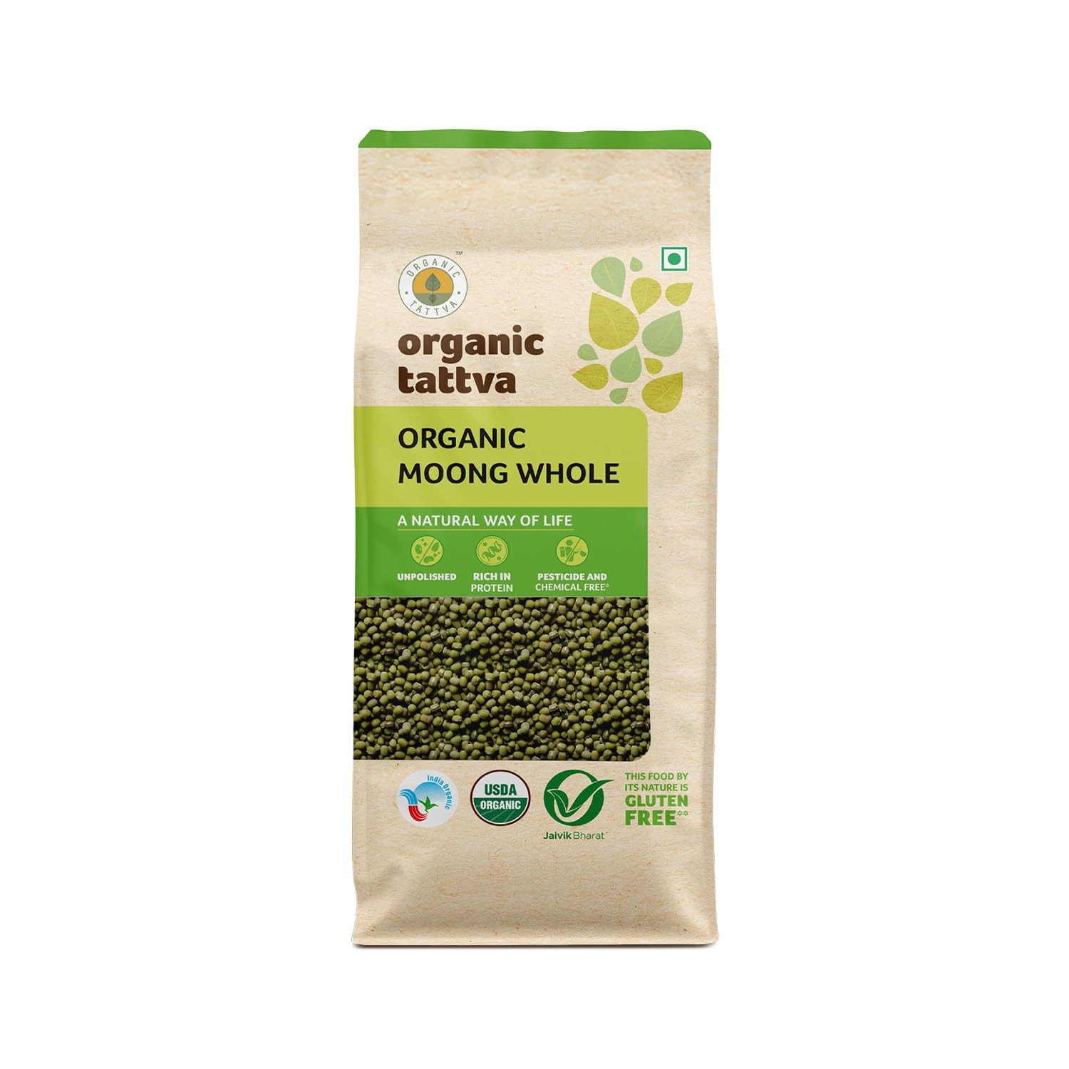 Tattva Org Mung Beans 4 LBS 4 LBS