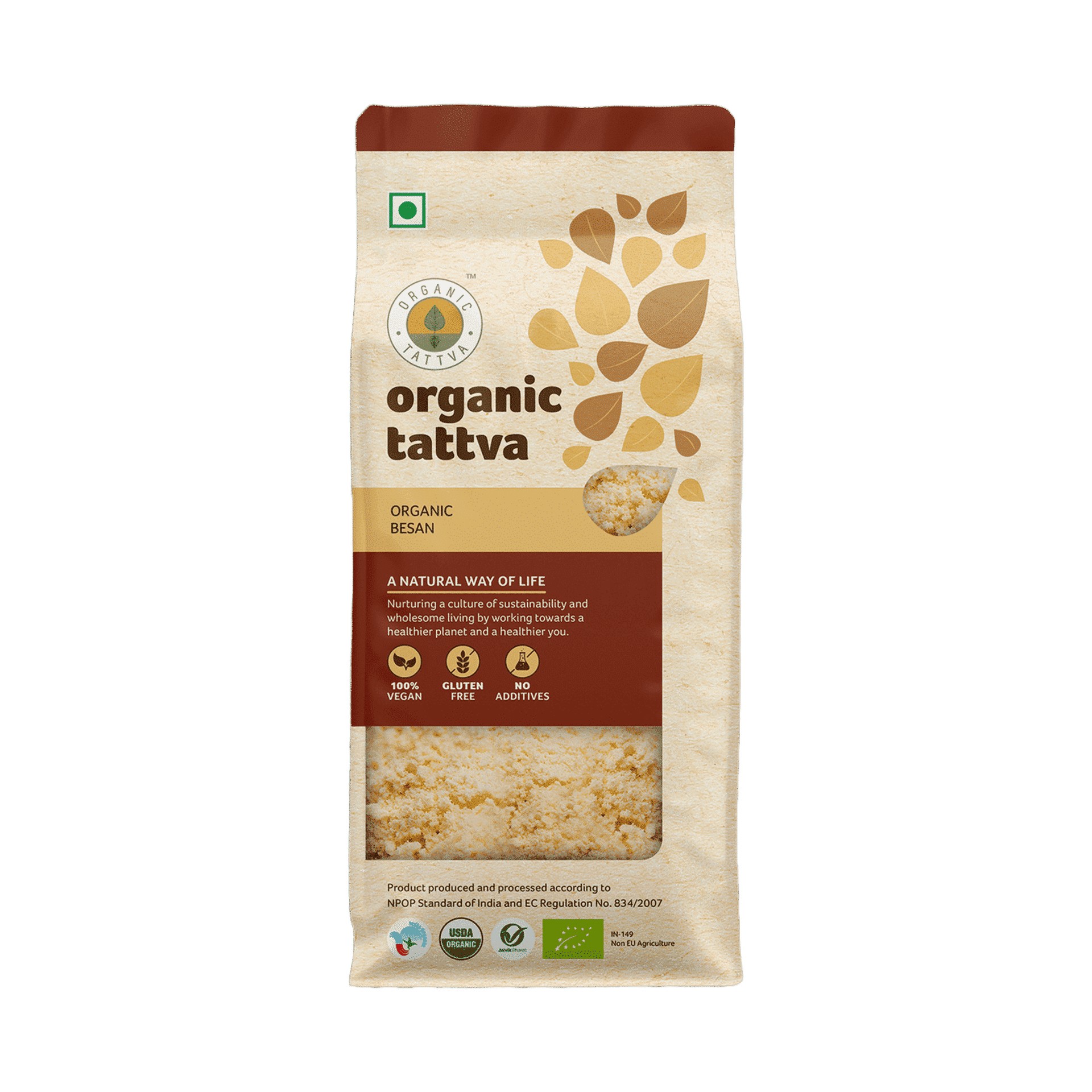 Organic Tattva Besan 3 LBS