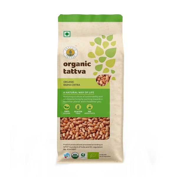ORGANIC TATTVA RAJMA CHITRA 4 LBS