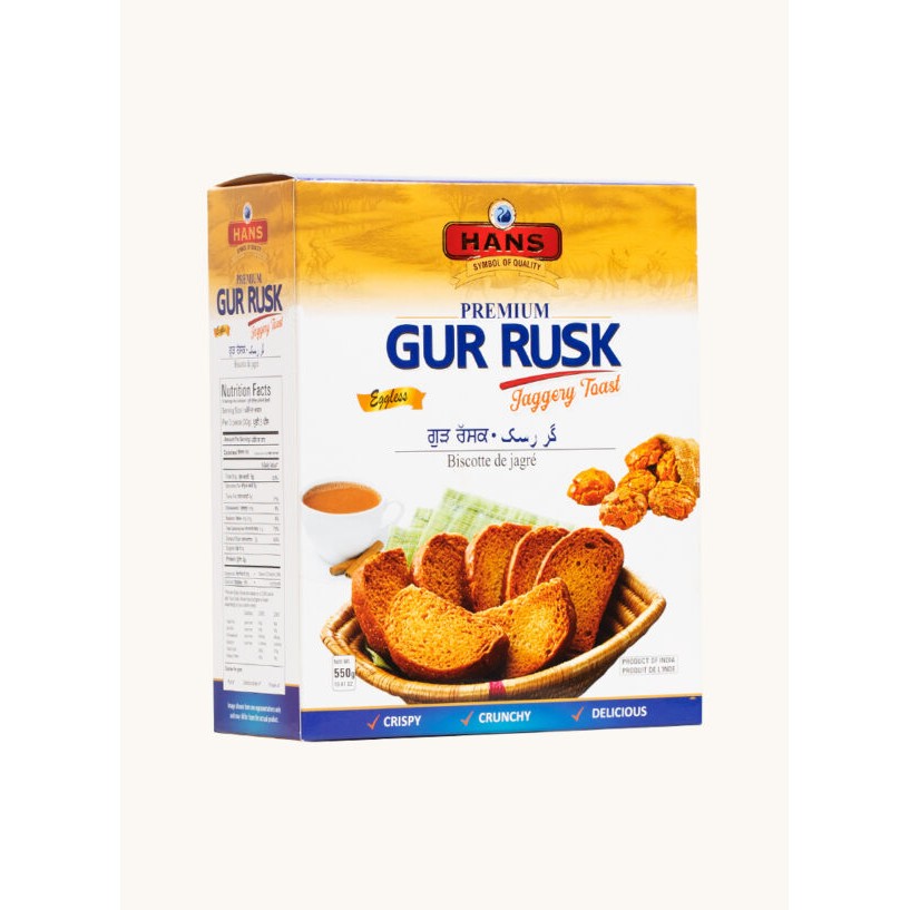 HANS GUR RUSK  550 GM