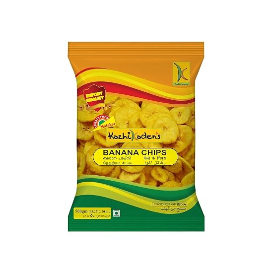 Banana Plantain Chips  Kozhikodens 500 GM