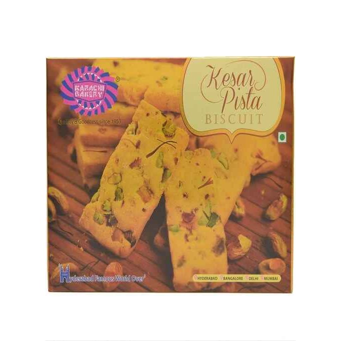 KARACHI KESAR PISTA BISCUITS 400 GM