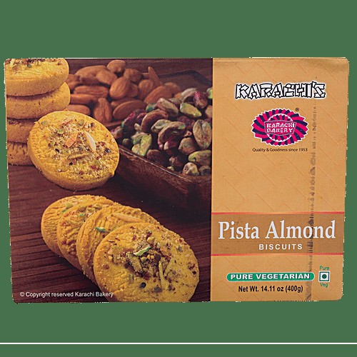 Cookies Pista Almond 400 GM