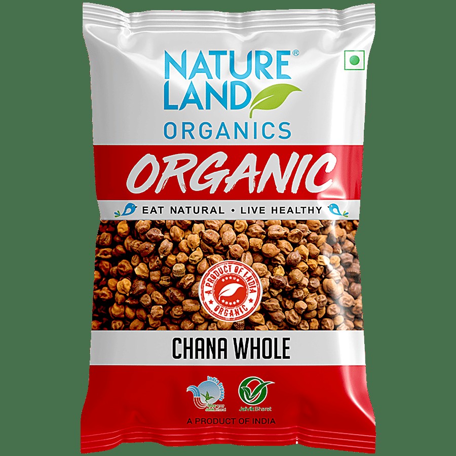 Nature Land Organic Chana Whole 2 LBS