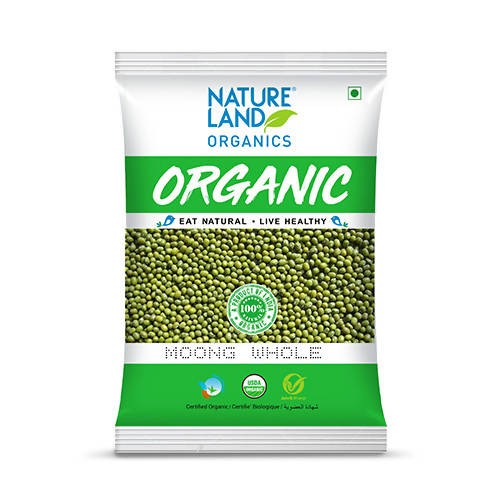 Nature Land Org. Moong Whole 2 LBS