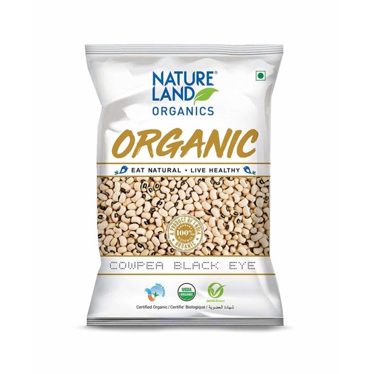 Nature Land Organic Cowpea Black Eye 2 LBS 2 LBS