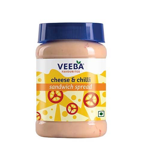 Veeba Sandwich Spread Cheese & Chilli 250 GM
