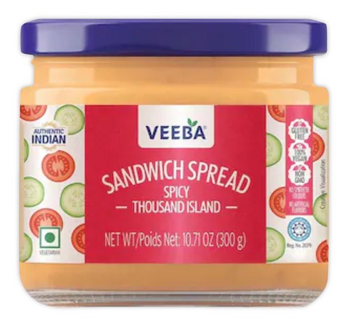 VEEBA SPICY THOUSAND ISLAND SPREAD 300 GM