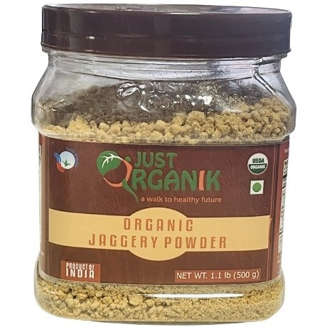JUST ORGANIC JAGGERY POWDER 500 GM