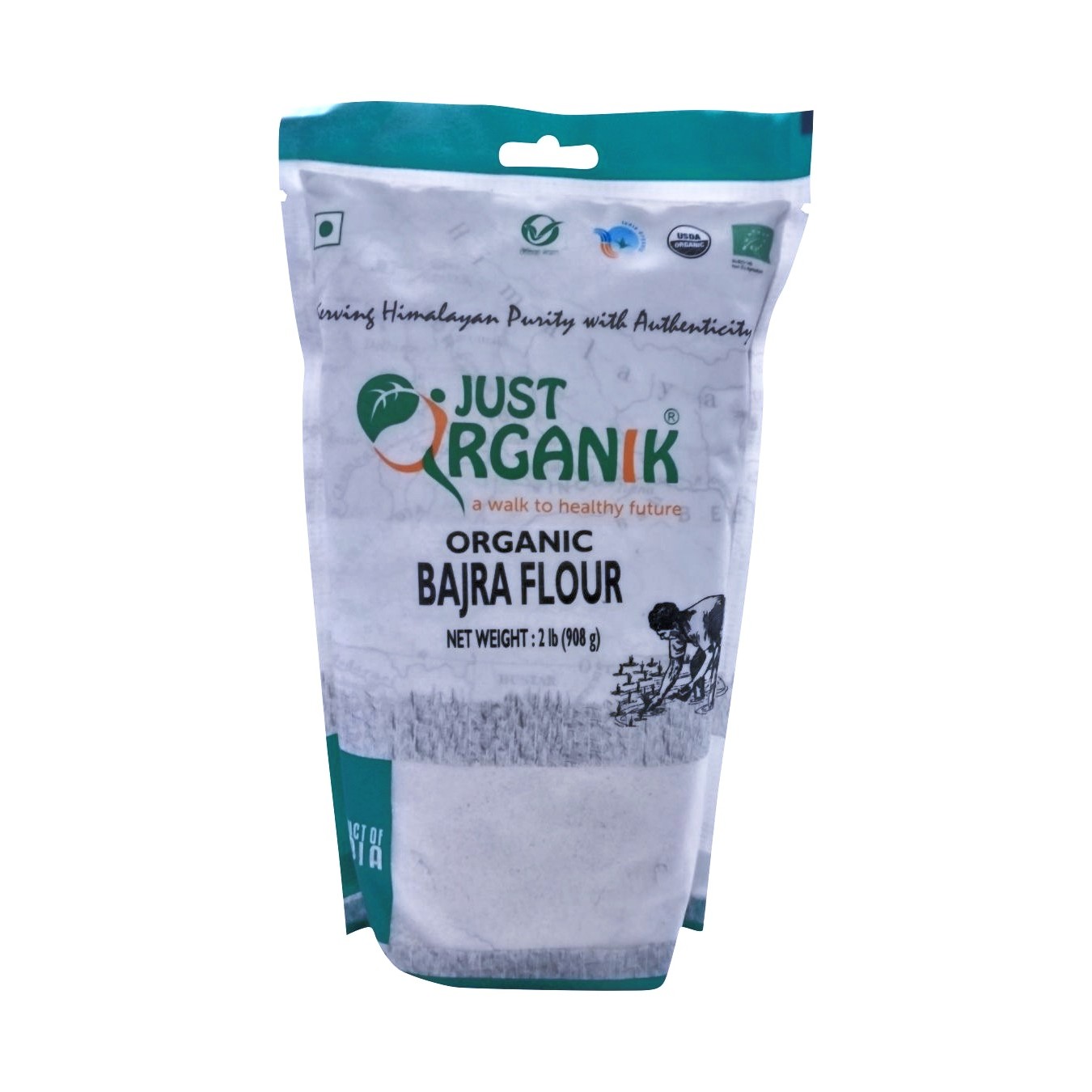 Just Org Bajra Flour 2 LBS