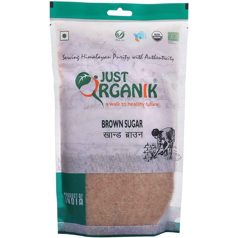 JUST ORGANIC SUGAR BROWN 2 LBS