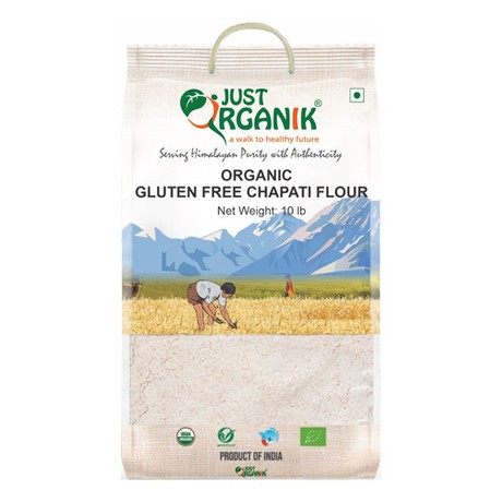 JUST ORGANIC GLUTEN FREE WHEAT FLOUR 10 LBS