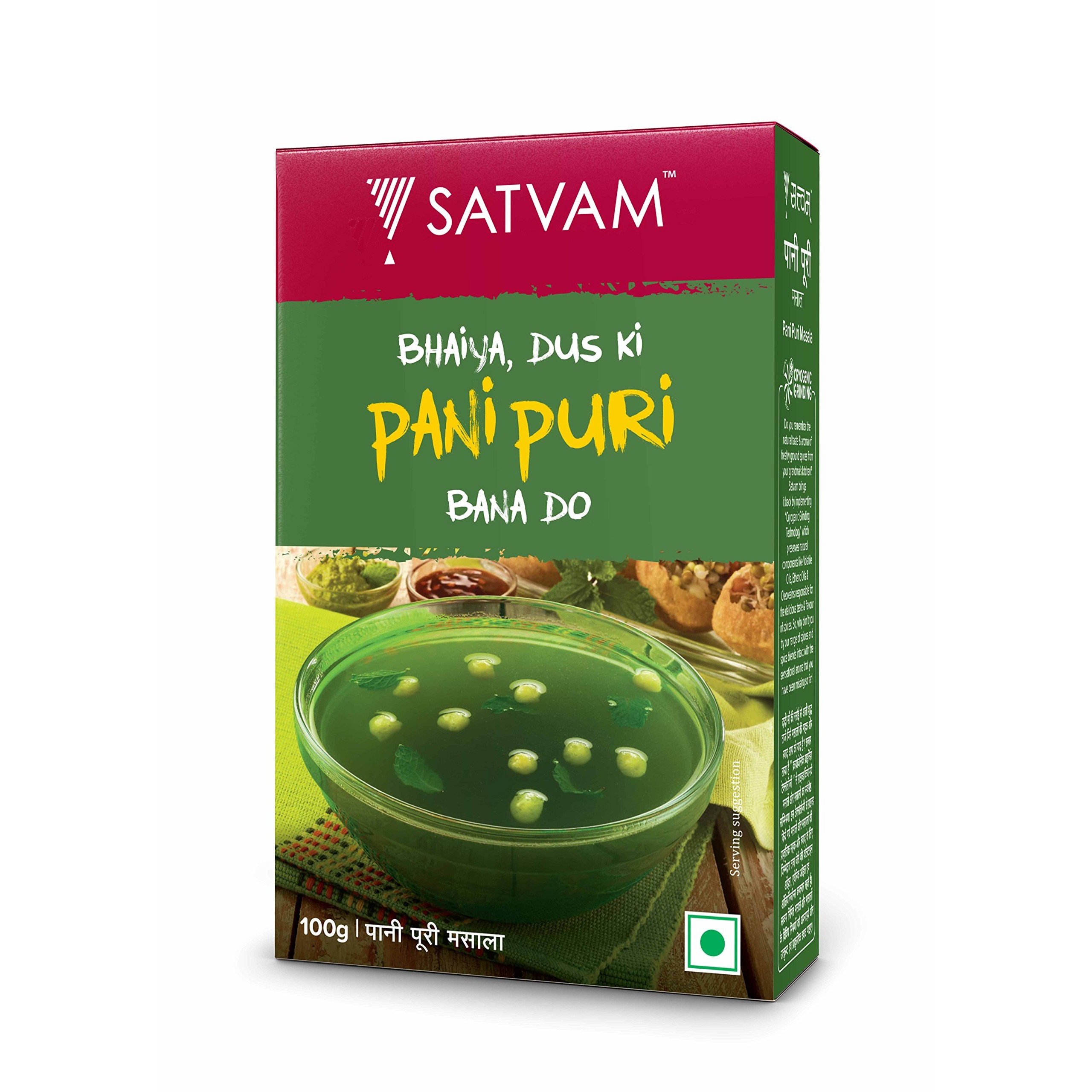 SATVAM PANIPURI MASALA  100 GM