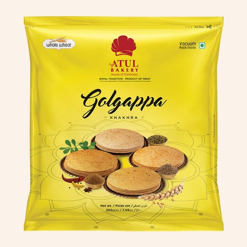 GOLGAPPA  KHAKHRA ATUL BAKERY 200 GM