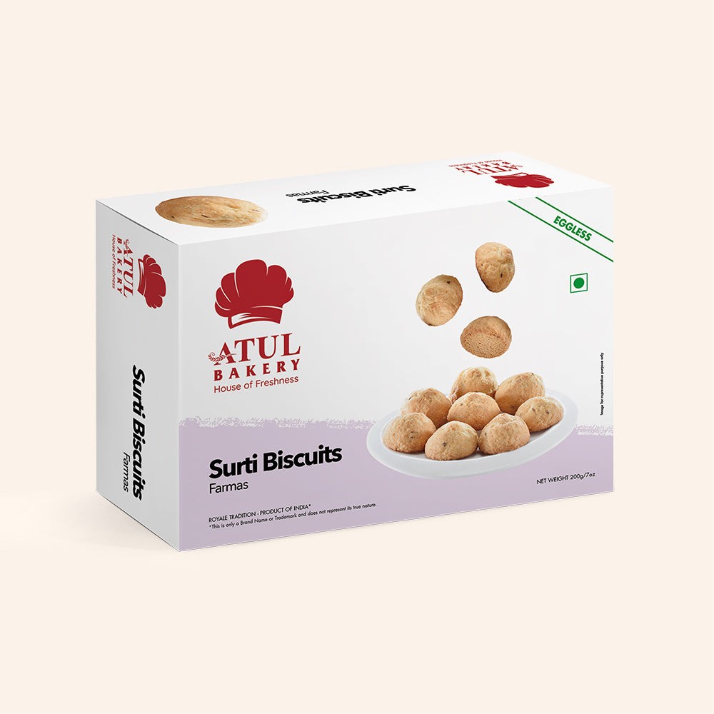 ATUL BAKERY SURTI BISCUITS 200 GM
