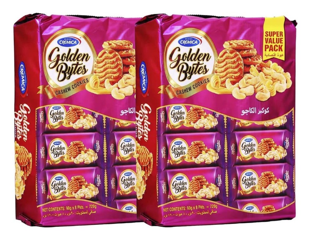 CREMICA GOLDEN BITE CASHEW COOKIES 720 GM