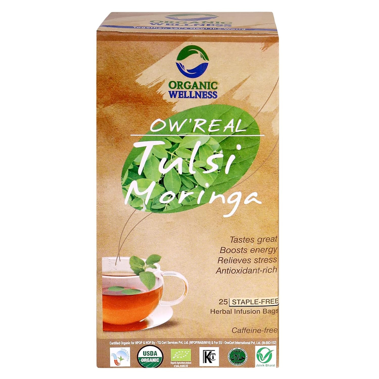 Organic Wellness Tulsi Moringa 25 BAG