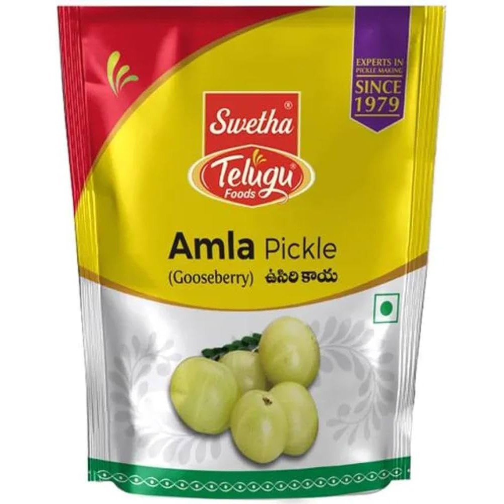 SWETHA TELUGU TELEGU AMLA PICKLE 300 GM