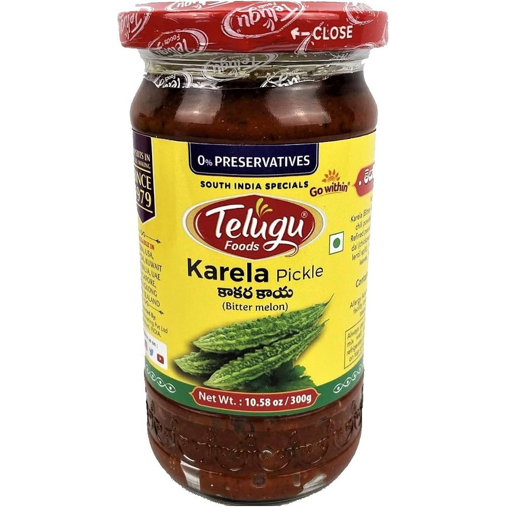 TELUGU KARELA PICKLE 300 GM