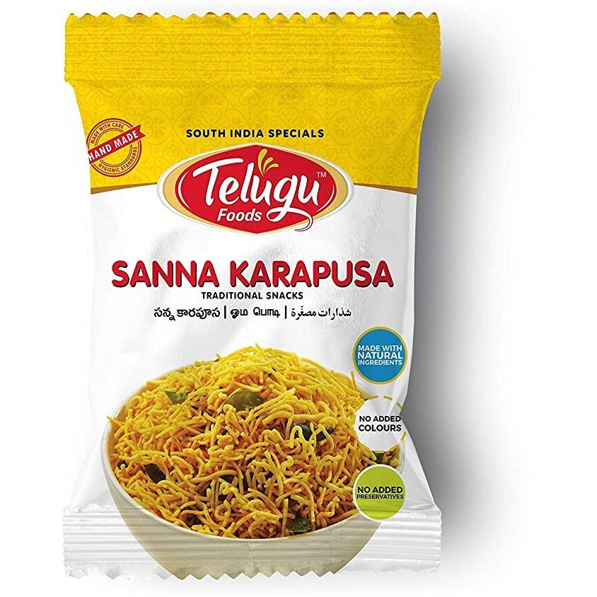 Telugu Snacks Sanna Karapusa 170 GM