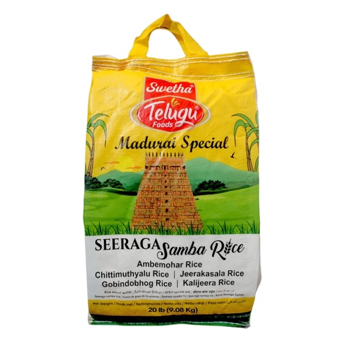Swetha Seerga Samba Rice 20 LBS