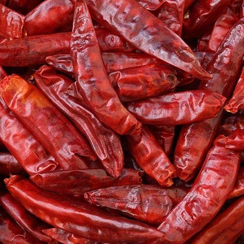 TELUGU GUNTUR WHOLE RED CHILLIES 400 GM