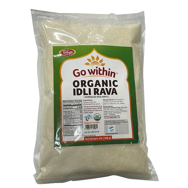 Go Within Organic Idli Rava 2 LBS