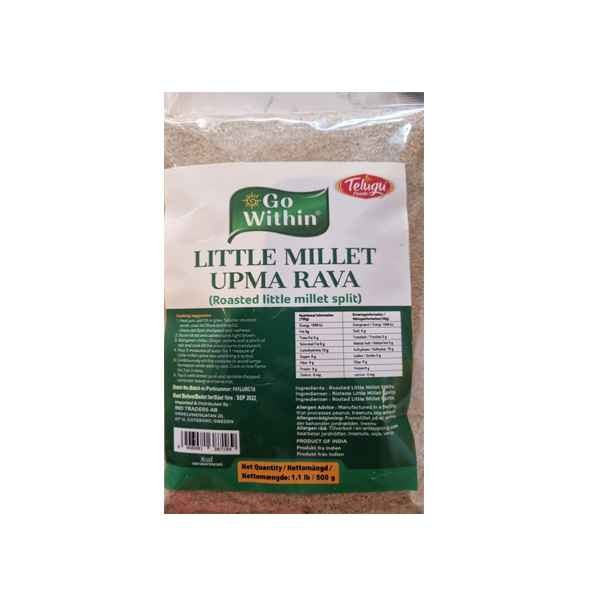 Telugu Foods Gowithin Little Millet Upma Rava 500 GM