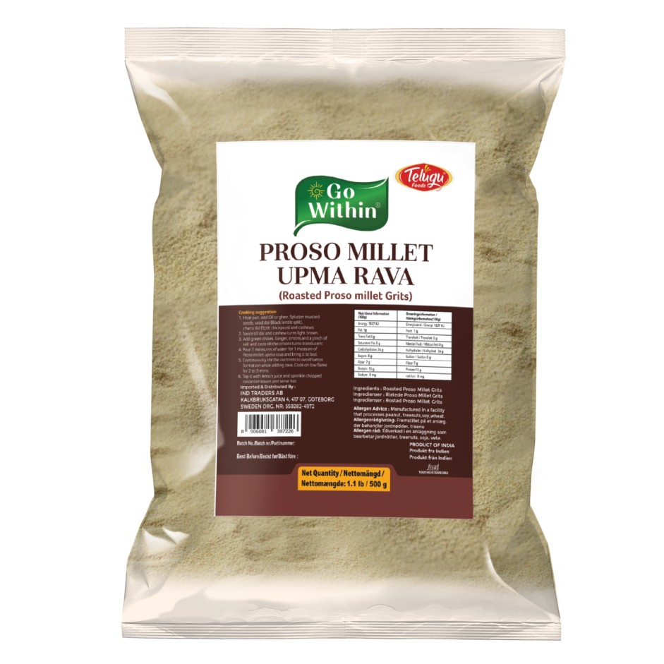 Gowithin Proso Millet Upma Rava 500 GM