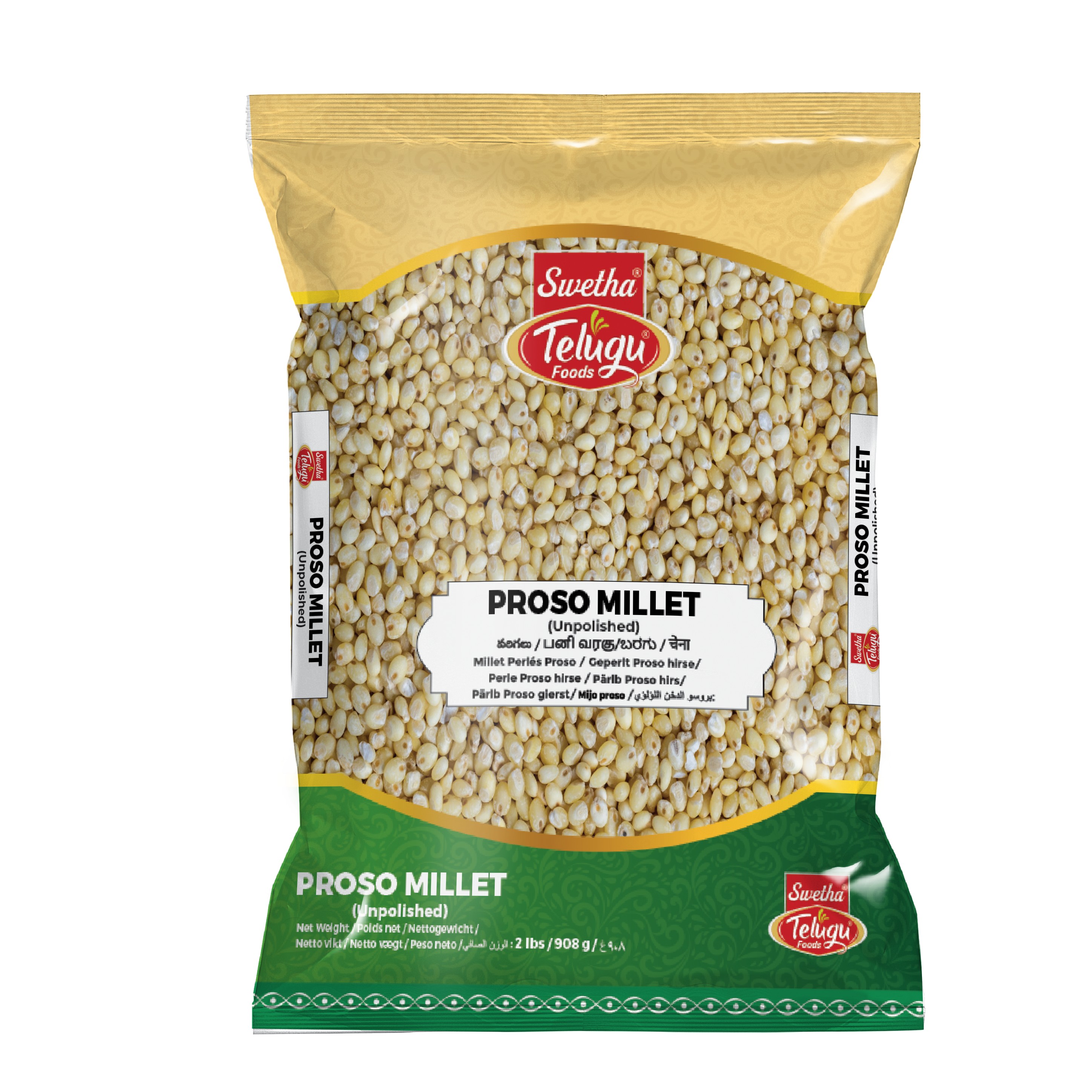 SWETHA TELUGU TELUGU PROSO MILLET 2 LBS