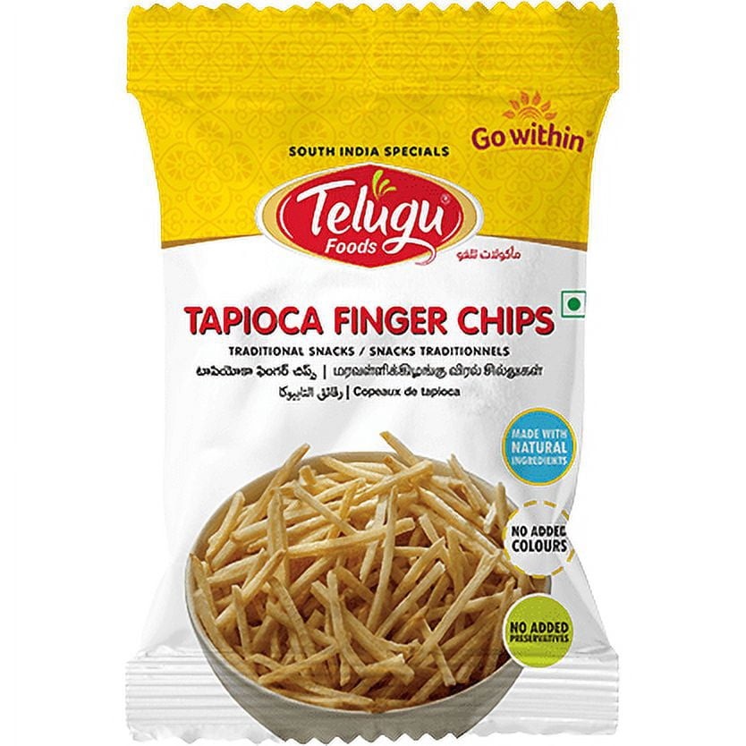 Telugu Snacks Tapioca Chips 170 GM