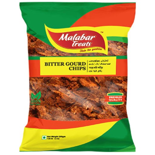 MALABAR TREATS BITTER GOURD CHIPS 200 GM