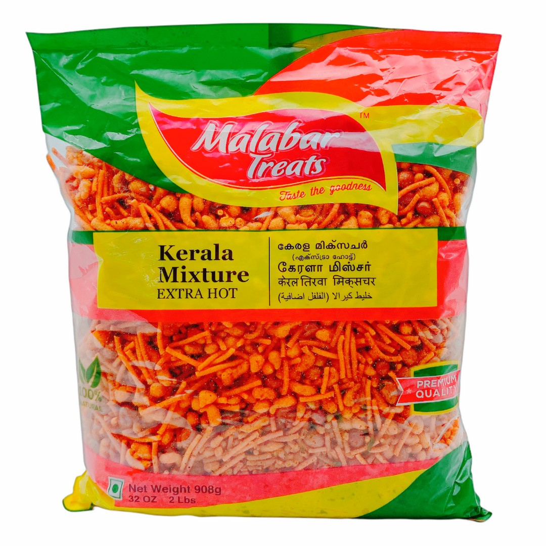 MALABAR TREATS KERALA MIXTURE EXTRA HOT 908 GM