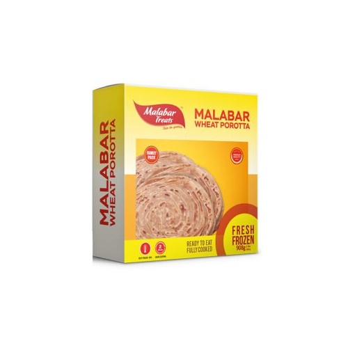 Malabar Treats Restaurant Porotta ( Wheat) 4 LBS