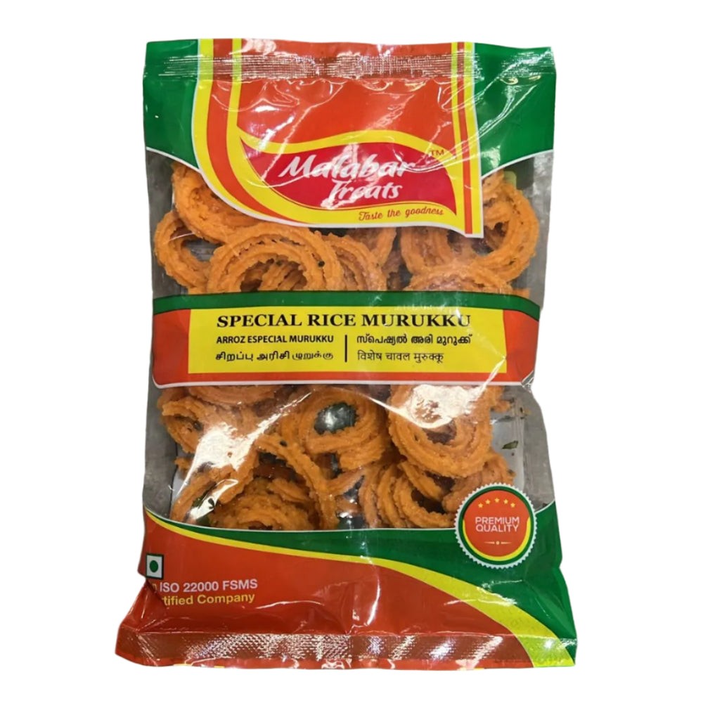 MALABAR TREATS SPECIAL RICE MURUKKU 454 GM