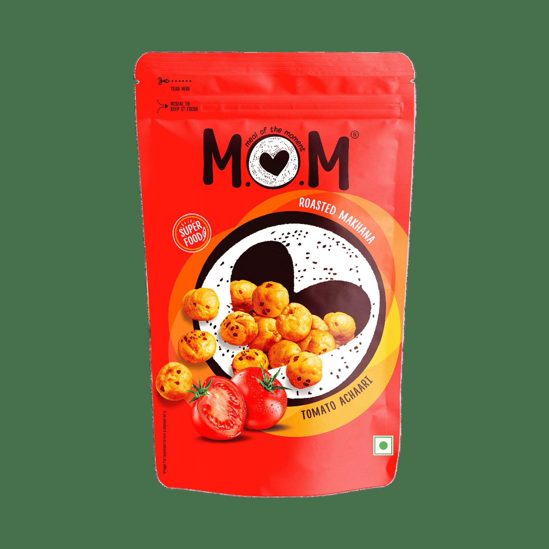 MOM ROASTED MAKHANA TOMATO ACHAARI 65 GM