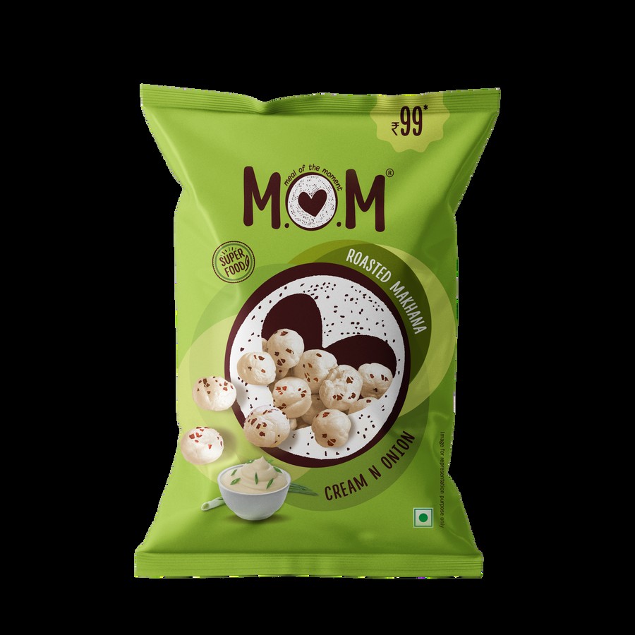 Mom Makhana Cream Onion 200 GM