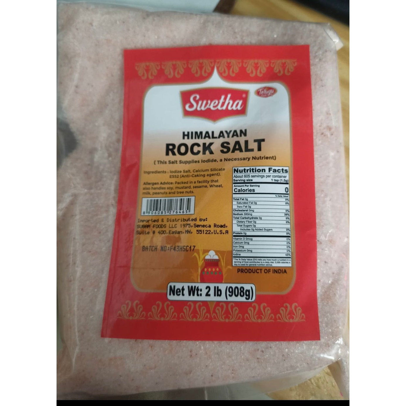 Swetha Sea Salt 2 Lbs