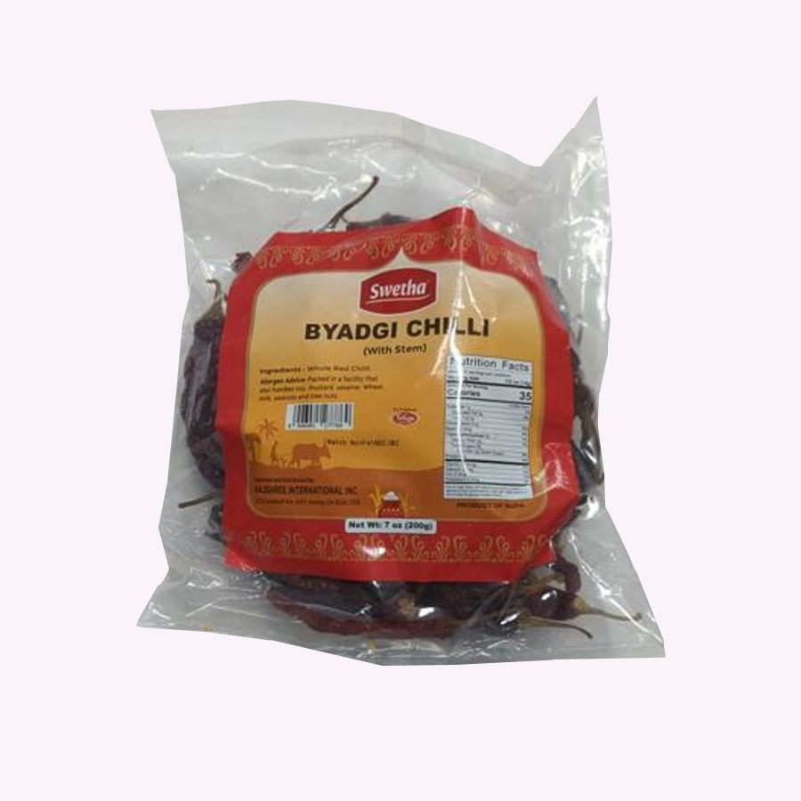 Swetha Bedagi Chilli Whole With Stem 200 GM