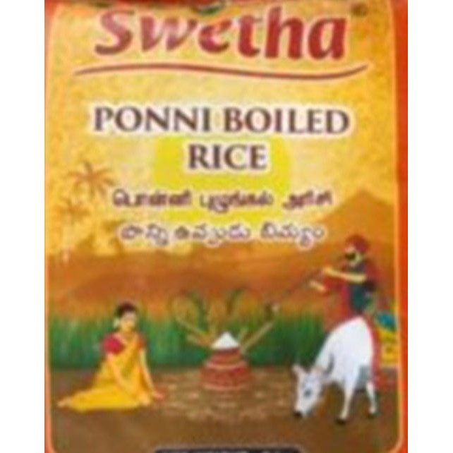 Swetha Ponni Parboiled Rice  10 LBS