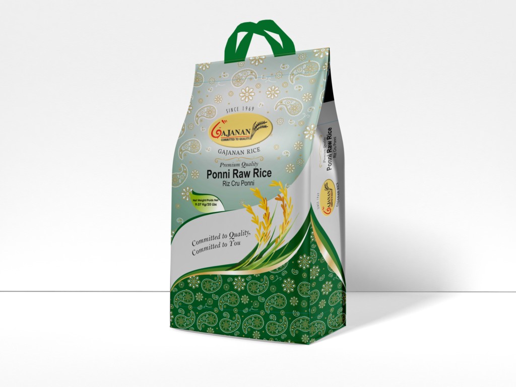 PONNI RAW RICE GAJANAN 10 LBS